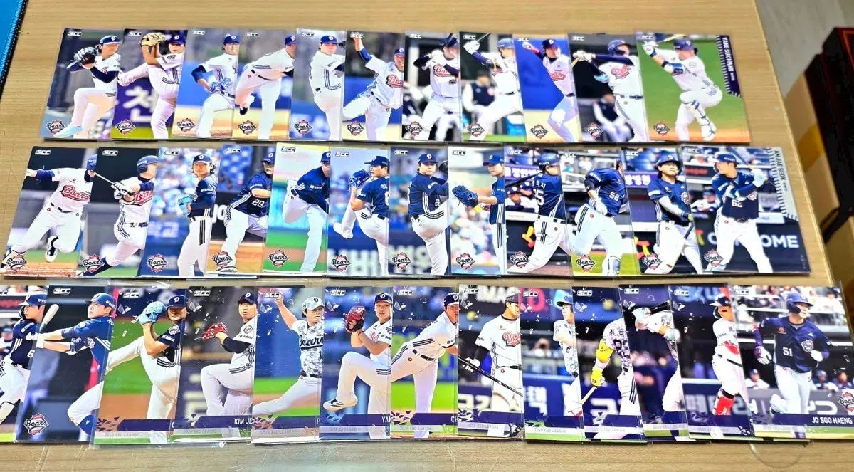 2026 scc kbo 오피셜 두산 베이스 카드들 일괄 판매합니다.