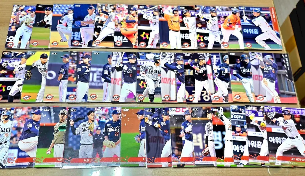 2026 scc kbo 오피셜 한화 베이스 카드들 일괄 판매합니다.