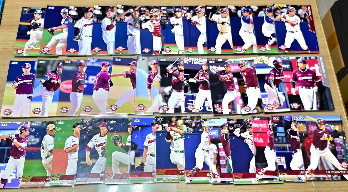 2026 scc kbo 오피셜 키움 베이스 카드들 일괄 판매합니다.