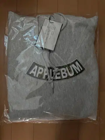APPLEBUM CRSB WORM 스웨트 파카 애쉬 L