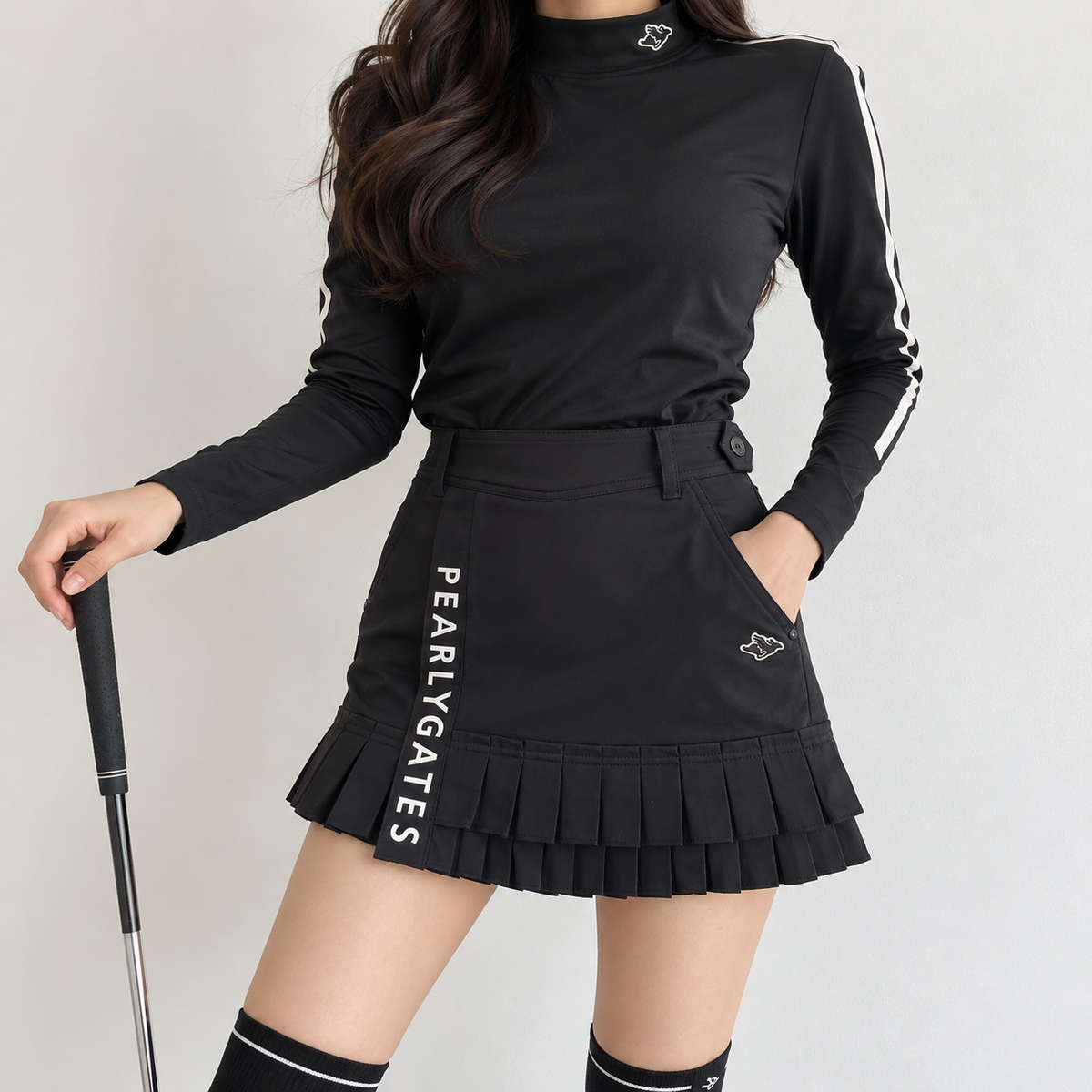 [0]파리게이츠 골프 플리츠 스커트