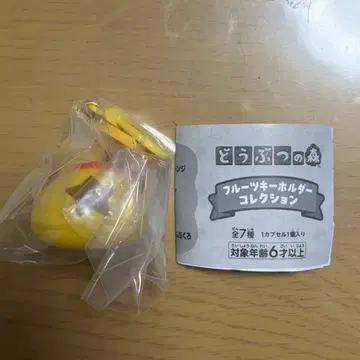[벨 봉투] 동물의 숲 후르츠 키링 컬렉션