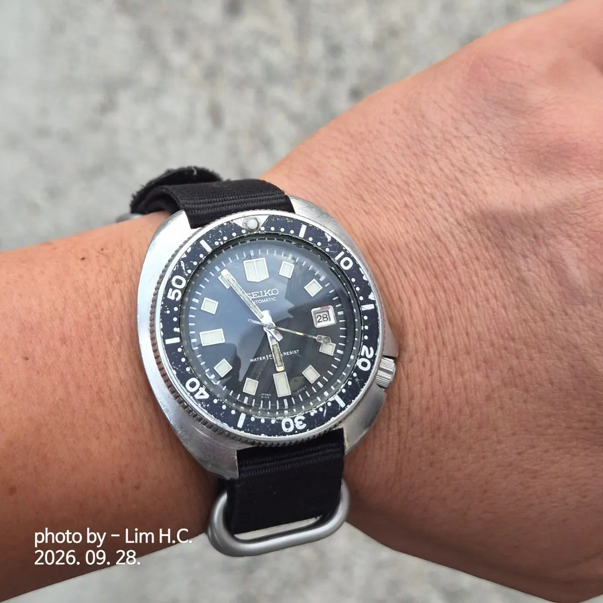 세이코 빈티지 캡틴 윌라드 seiko 6105-8110 OG