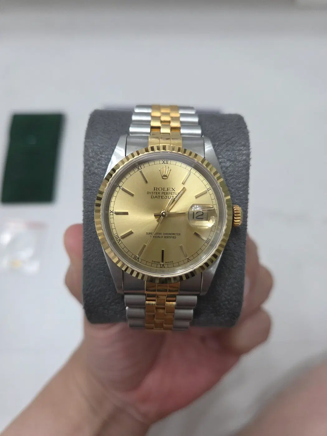 * 롤렉스 데이저스트 36mm 콤비, p단위 기찻길 다이얼 팝니다!