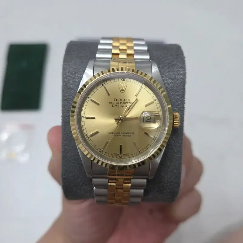 * 롤렉스 데이저스트 36mm 콤비, p단위 기찻길 다이얼 팝니다!