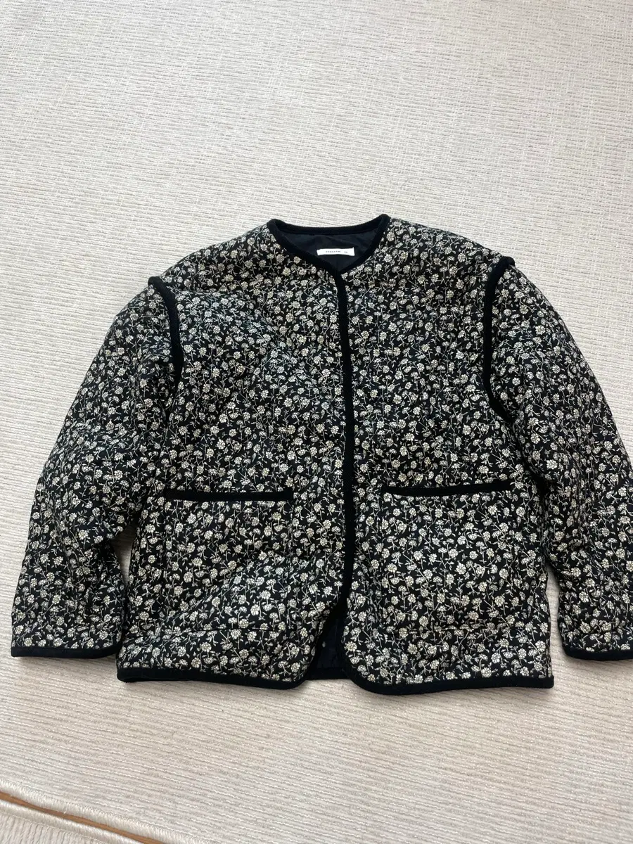동그라미 마켓 플라워 퀼팅 자켓 XXL
