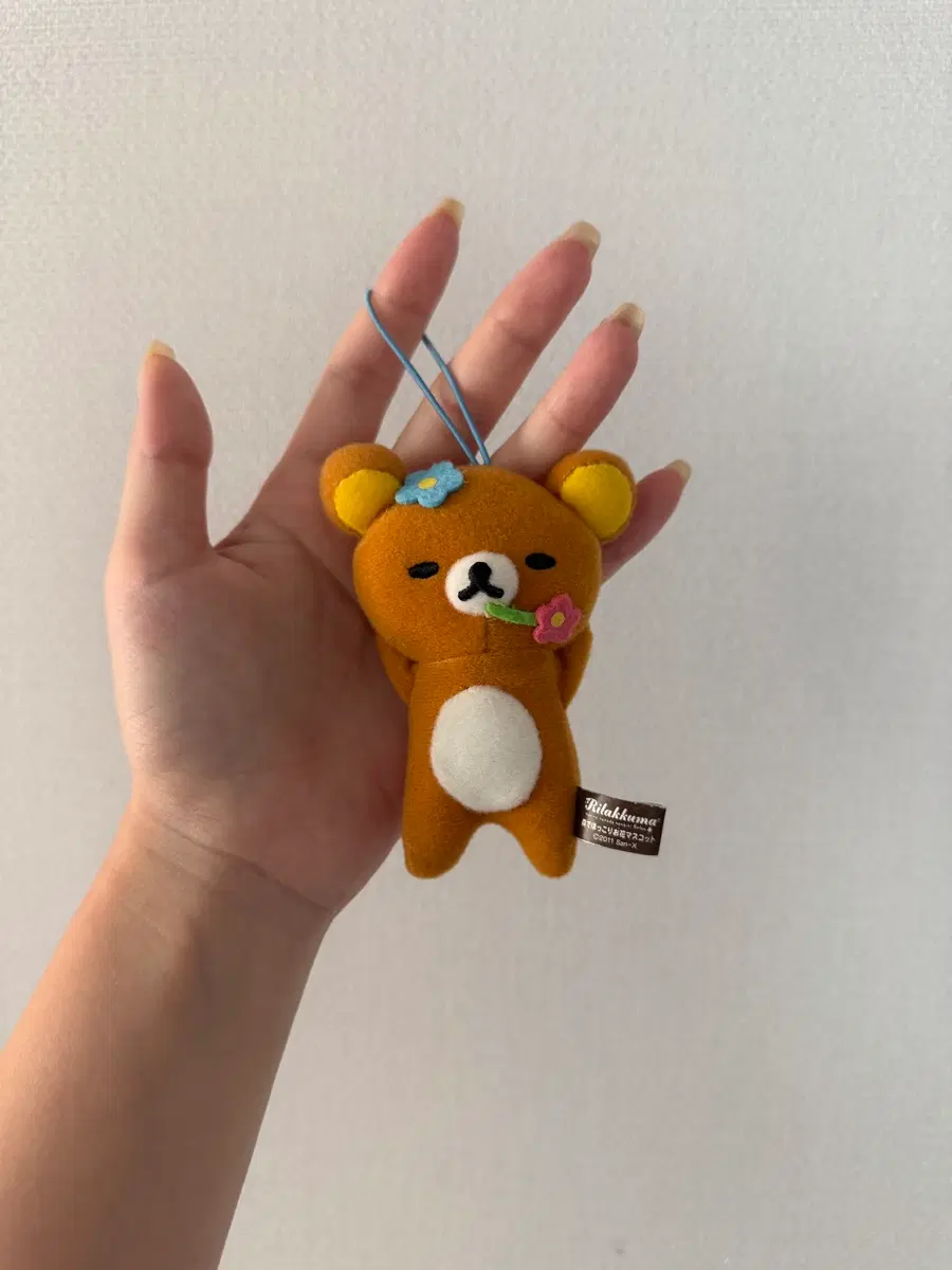 고전 리락쿠마 꽃 인형