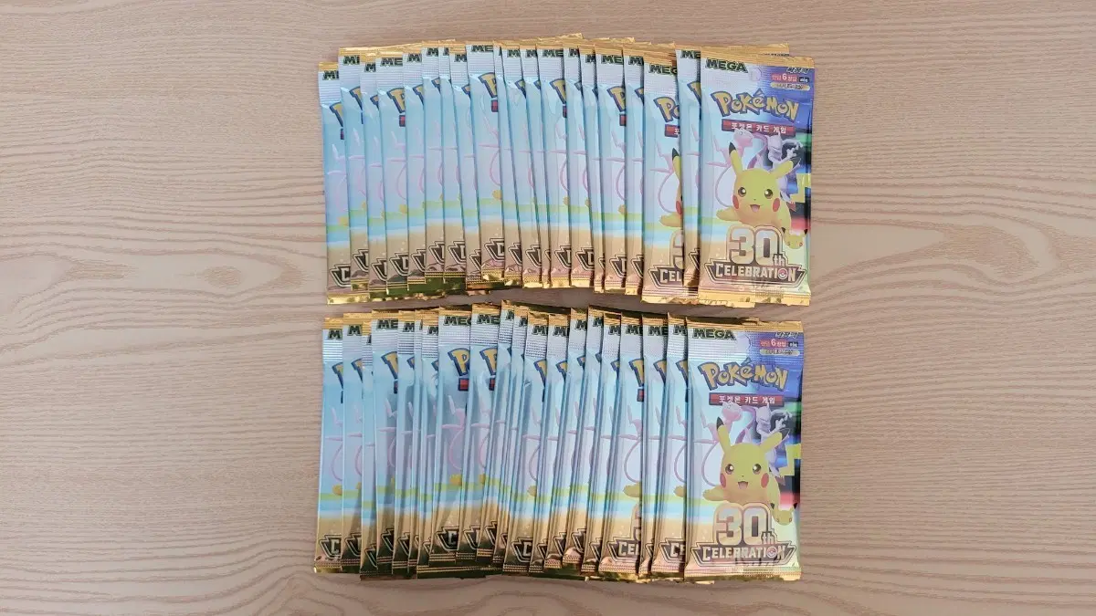 포켓몬 카드 30주년 기념팩 40팩