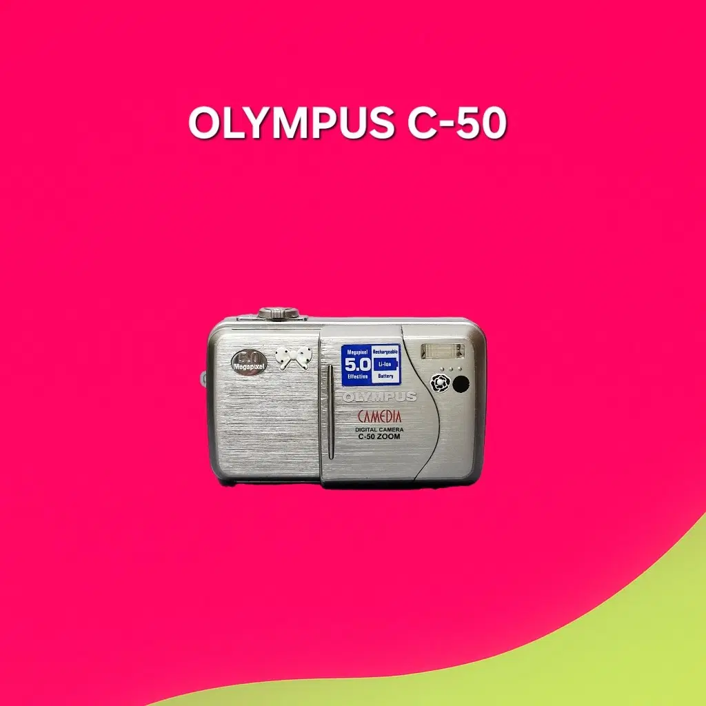 올림푸스 카메디아 C-50 디지털카메라 빈티지디카
