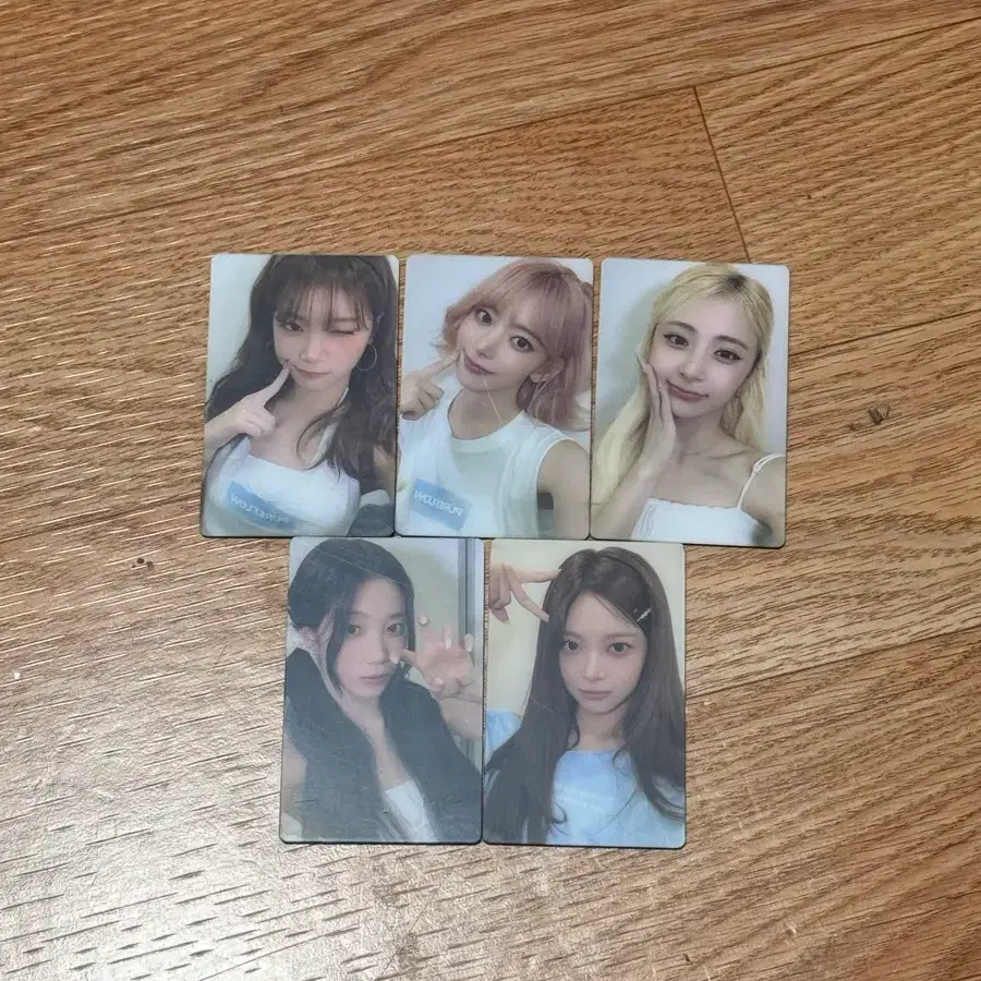 르세라핌 MMN 위버스 거울 포토카드 미공포 특전 양도