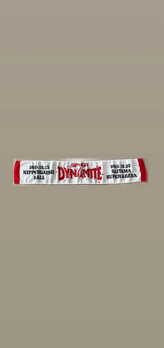 SPYAIR/스파이에어 DYNAMITE 2015 타올