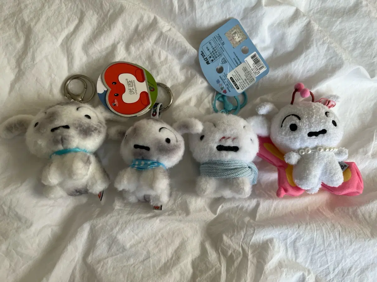 짱구) 흰둥이 인형 키링
