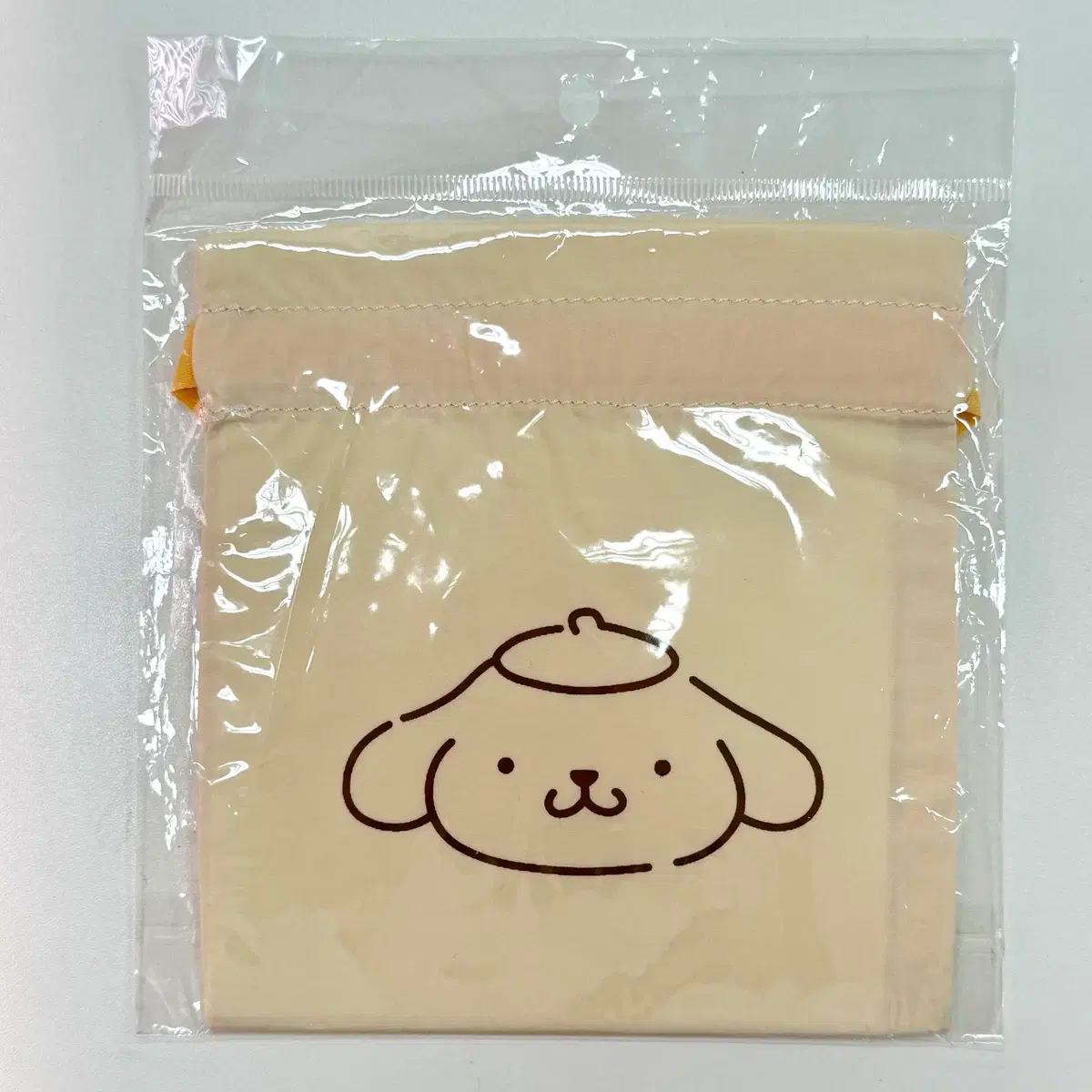 산리오 퓨로랜드 한정 폼폼푸린 조이개 미니 파우치