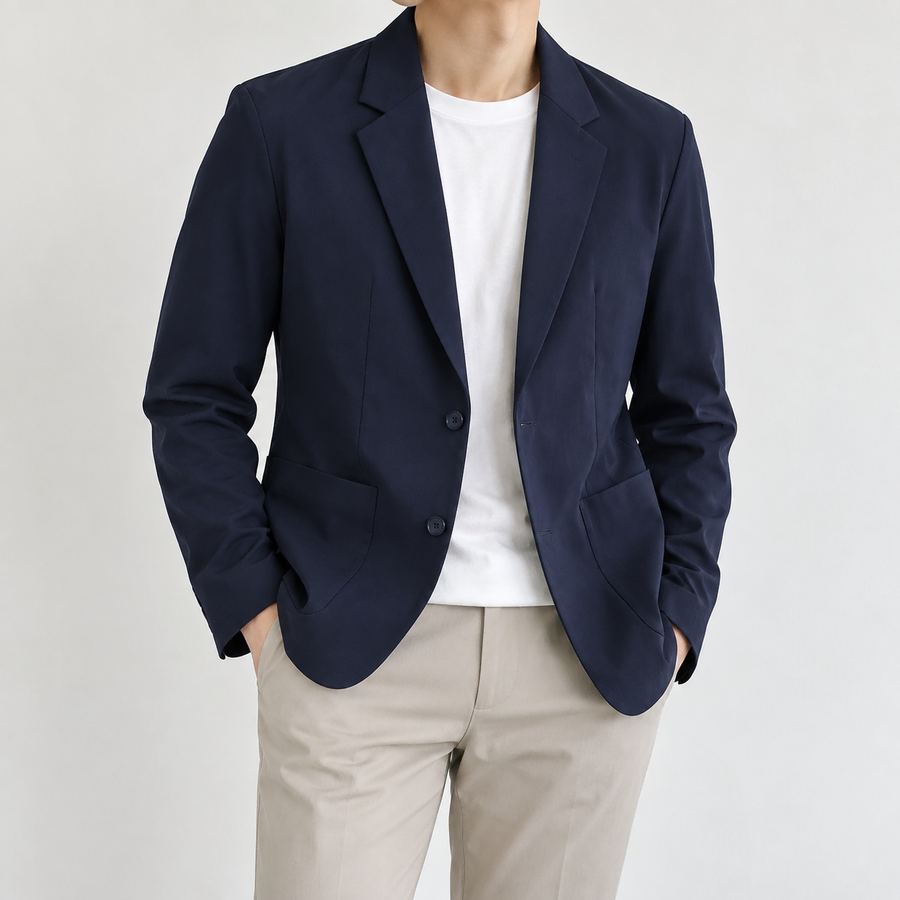 [M]젝시믹스 네이비 싱글 자켓