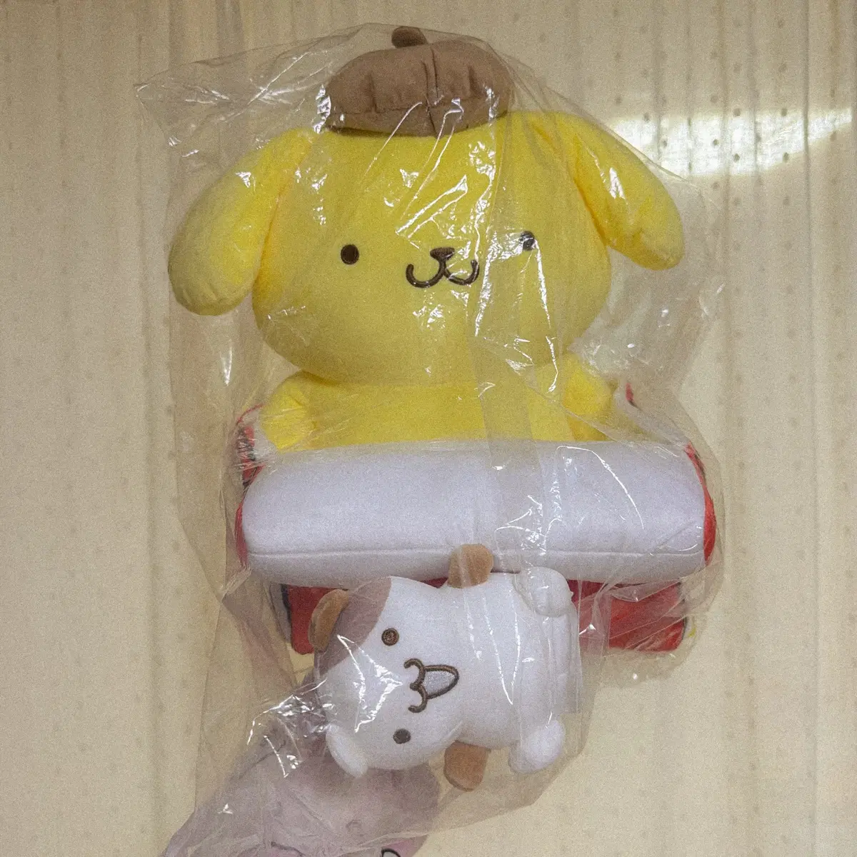 산리오 폼폼푸린 중국 쿠지 C상 누이 인형