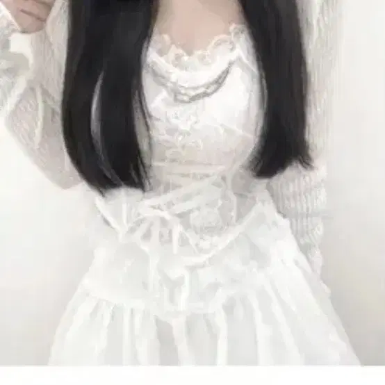 뷔스티에,가디건,캉캉치마 시즈니룩 에이블리 콘서트룩 레이스 교신 교환 판매