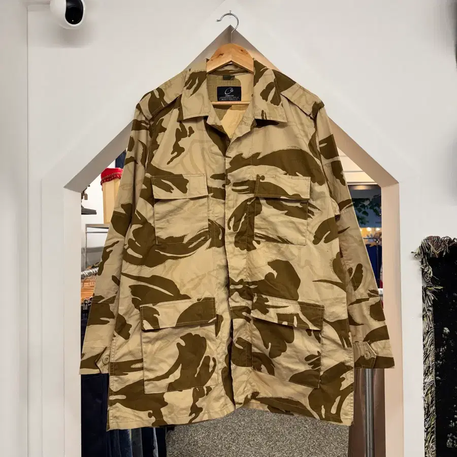 [2XL] Wood Harris 데저트 카모 필드 셔츠 자켓 made in UK