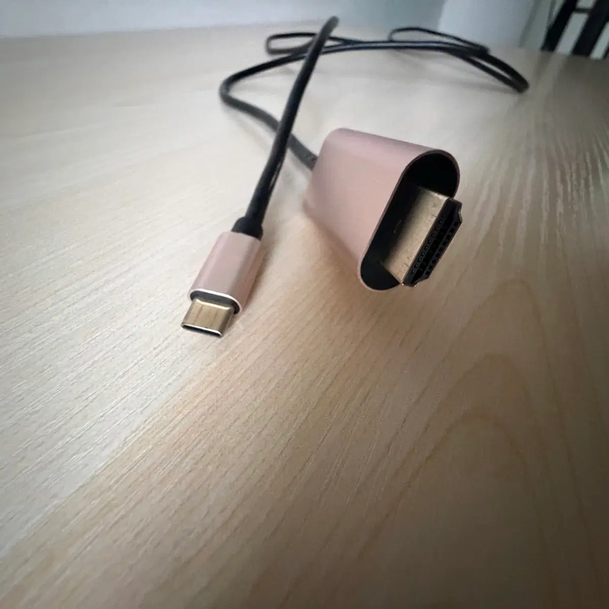 C to HDMI 케이블 로즈골드 1.8m