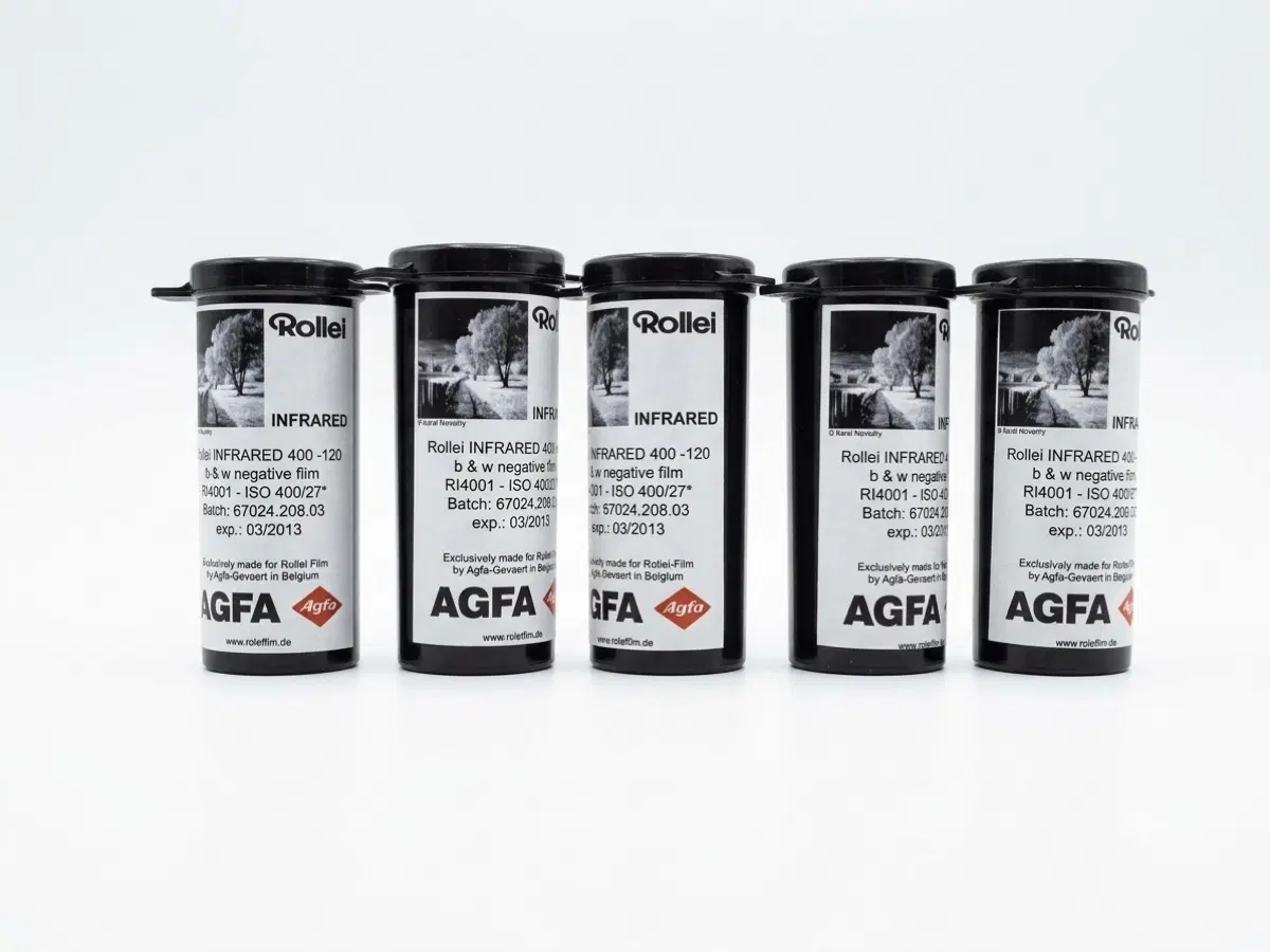 롤라이 INFRARED 400-120 흑백 네거티브 필름 5개