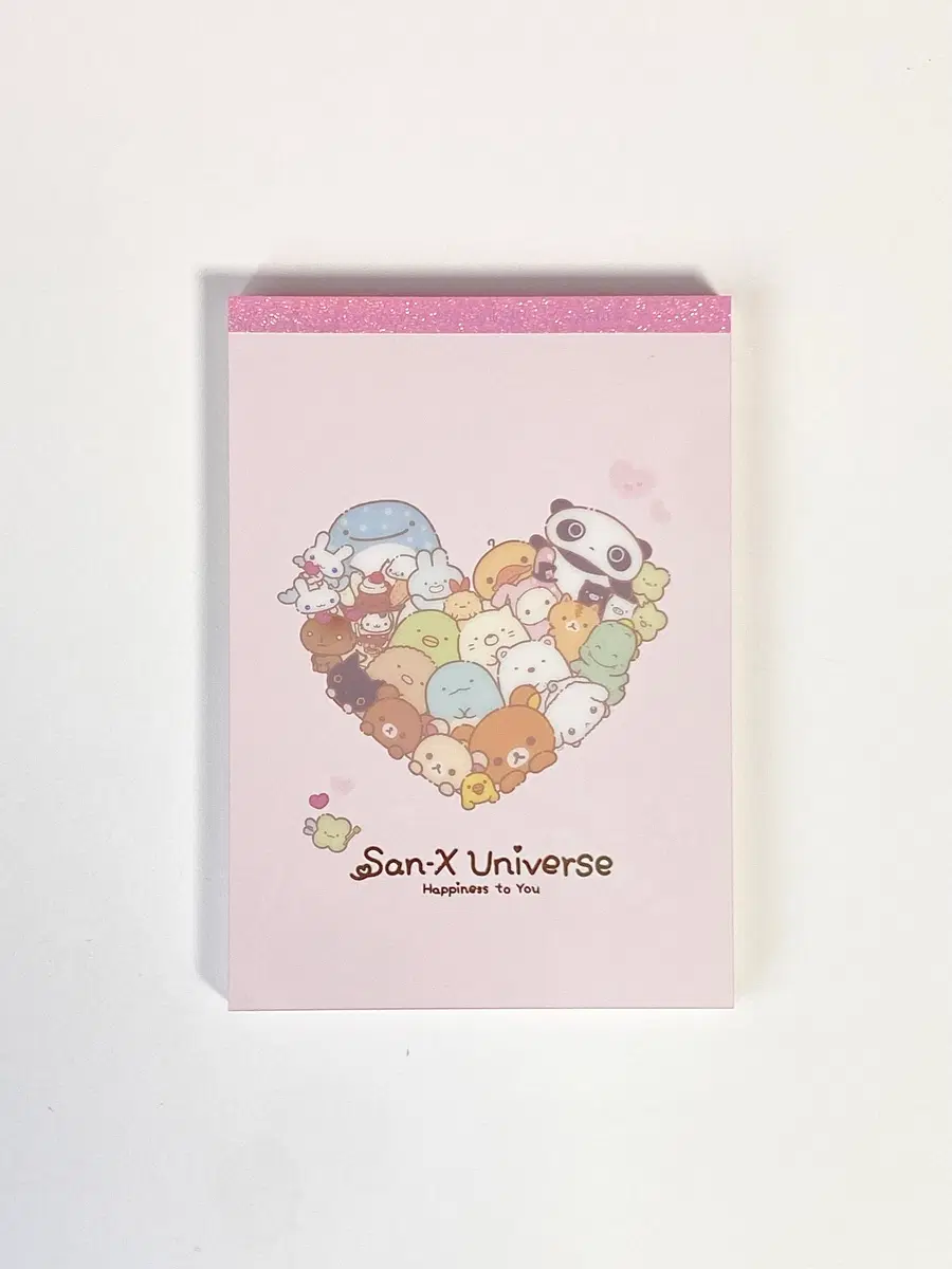 산엑스 유니버스 메모패드 대형 떡메모지 리락쿠마