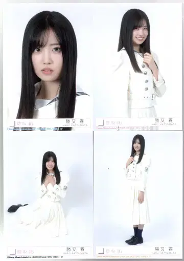 사쿠라자카46 Make or Break 카츠마타 하루 봉입 특전 브로마이드 4종 컴프