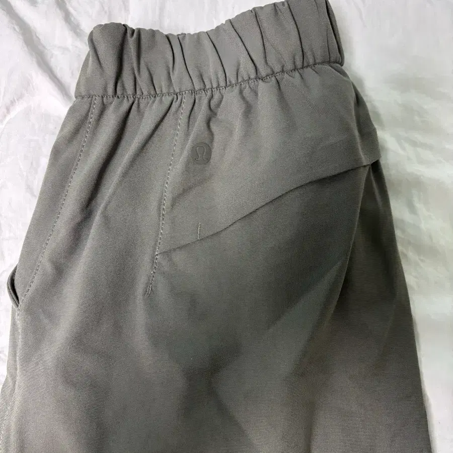 룰루레몬 그레이 밴딩 와이드 팬츠