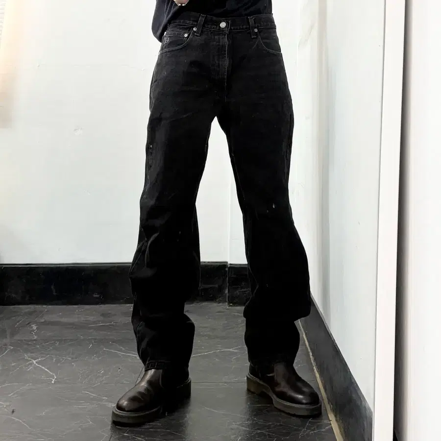 할리데이비슨 블랙 진