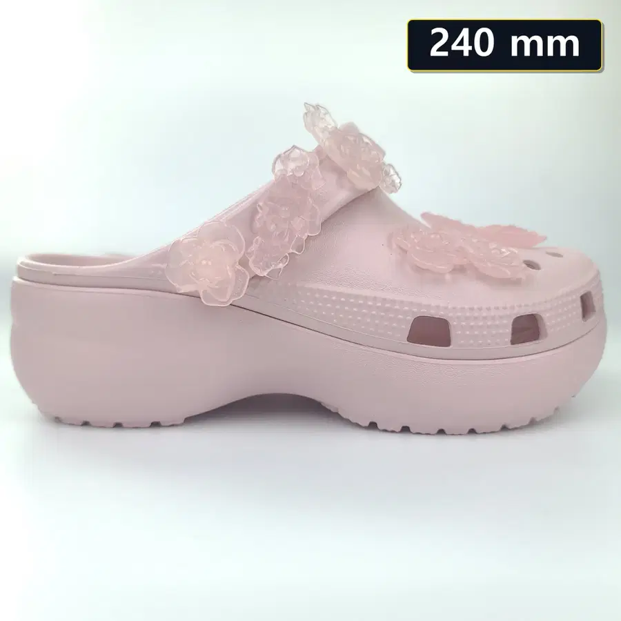 크록스 클래식 플랫폼 트랜스루센트 플로 240mm [213119-685]