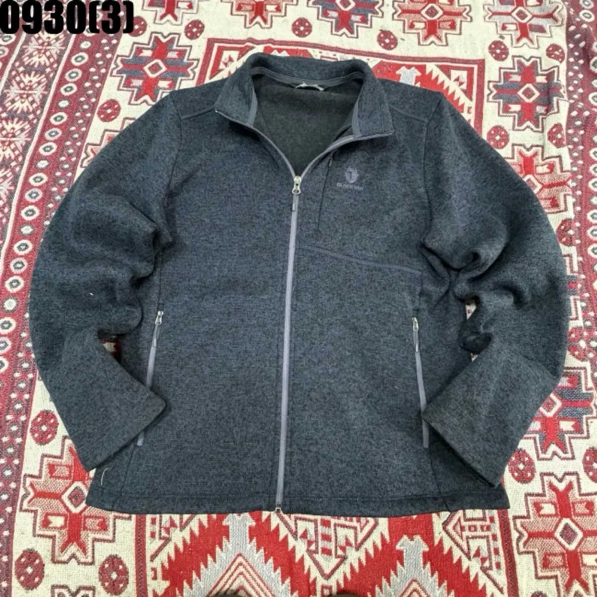 블랙야크 플리스 집업 자켓 차콜 L 9/30