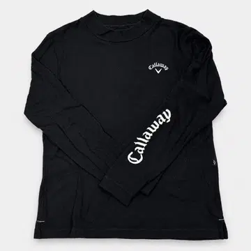 Callaway 골프 긴팔 모크넥 셔츠 블랙