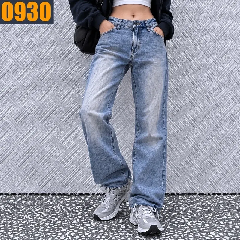 32 ARMANI EXCHANGE 아르마니 익스체인지 라이트블루 워싱 와이드 데님 팬츠 L