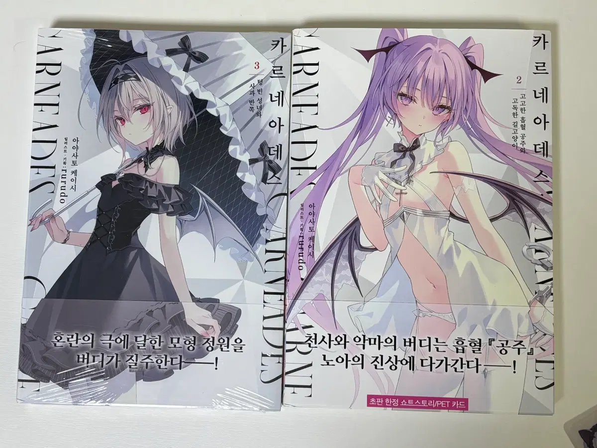 (일괄) 카르네아데스 2권 3권 초판 부록 포함 루루도 라노벨