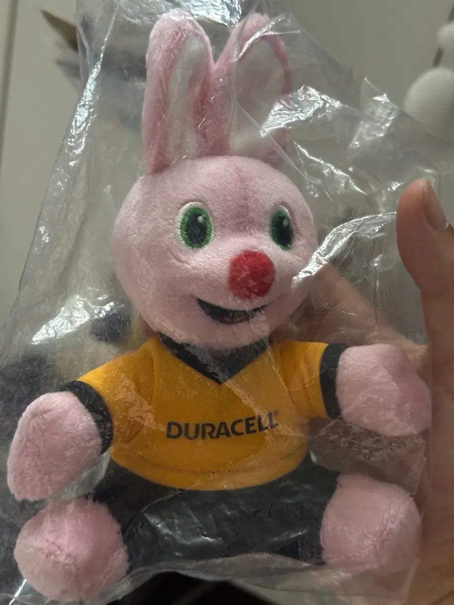 듀라셀 토끼 인형 핑크