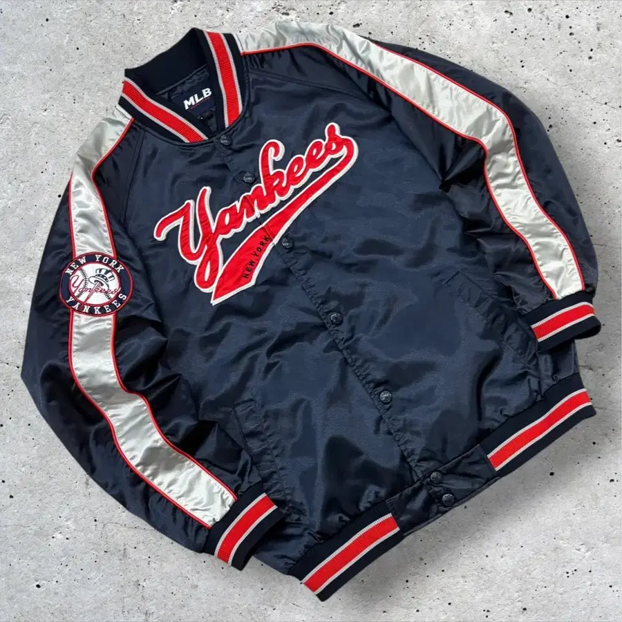 [L] 05s MLB 엠엘비 뉴욕 양키스 바시티 자켓 F85