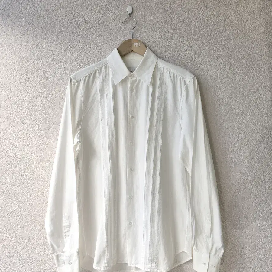 00s 아르마니 익스체인지 핀턱 드레스셔츠