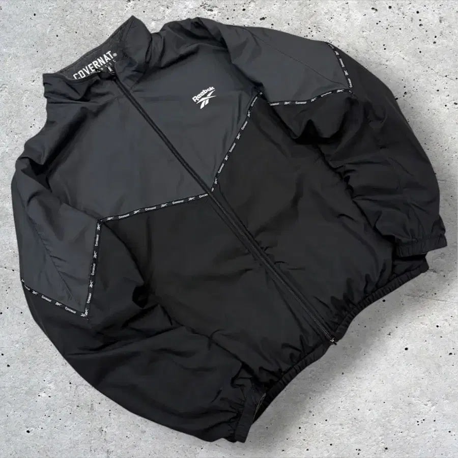 [2XL] 리복 X 커버낫 리버시블 플리스 윈드브레이커 자켓 F93