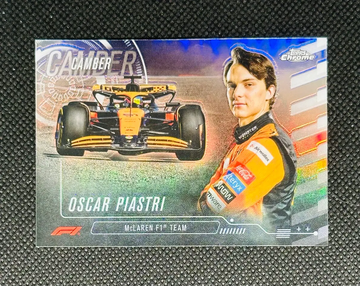 2024 탑스 크롬 f1 오스카 피아스트리 카드