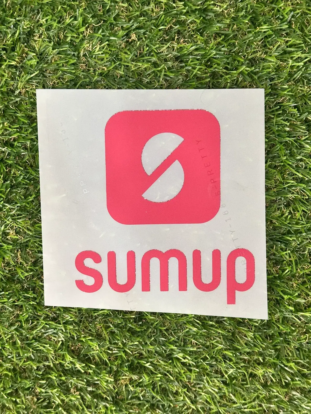 [자컷] 26-27 맨유 SumUp 섬업 레드 유니폼 소매 스폰서 마킹지