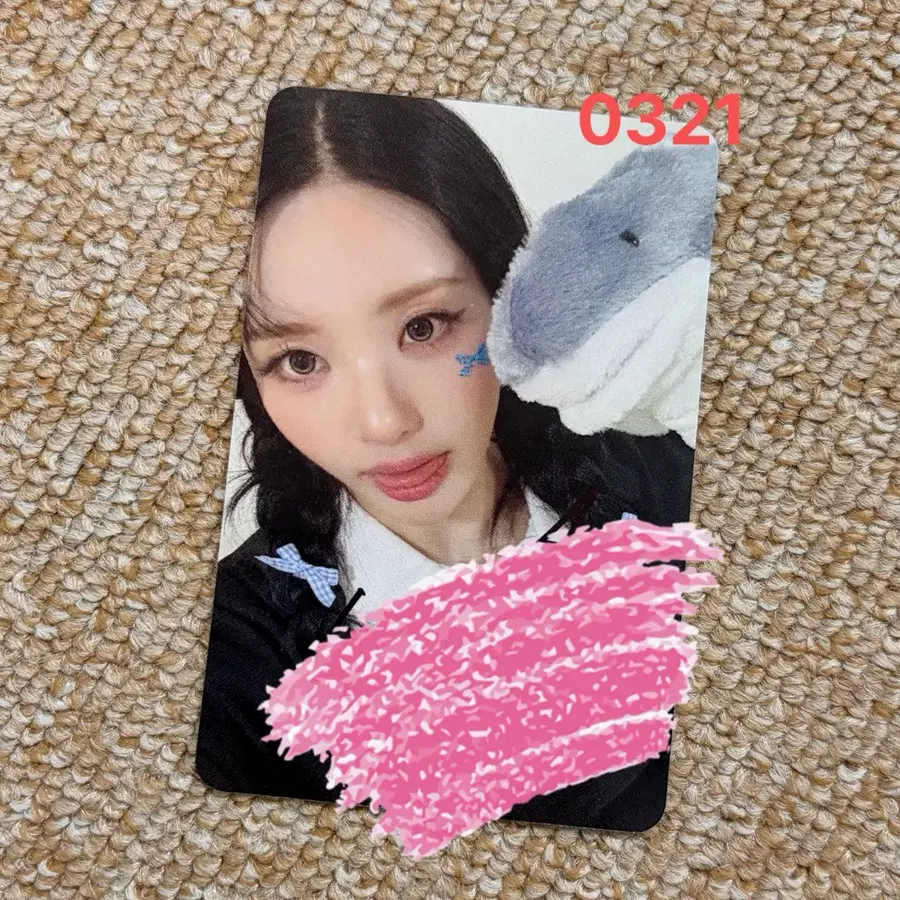 프로미스나인 박지원 애플뮤직 상어ver 싸포 싸인 미공포 포토카드 포카 특전 양도