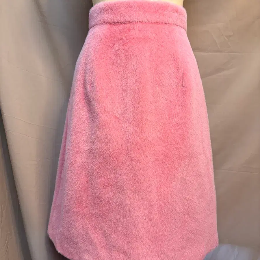 핑크 송치스커트 허단33