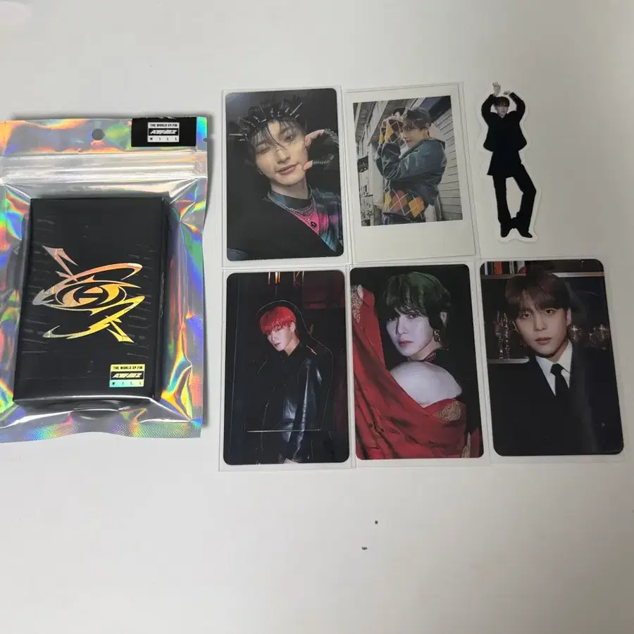에이티즈 미친폼 플랫폼 버전 단순개봉 풀세트 포카포함 성화 산