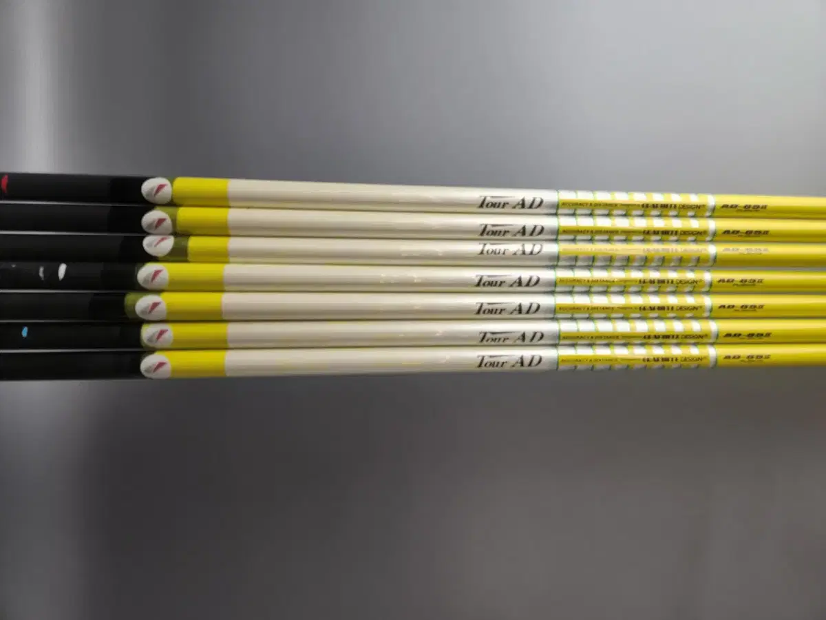 투어AD AD-65R Type II 아이언 골프채 그라파이트 샤프트 4-P 옐로우