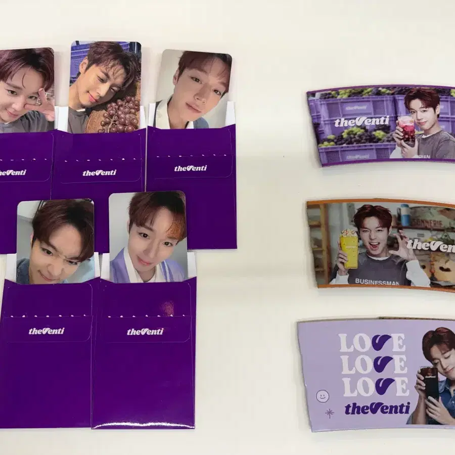 더벤티 박지훈 포토카드 + 컵홀더 세트
