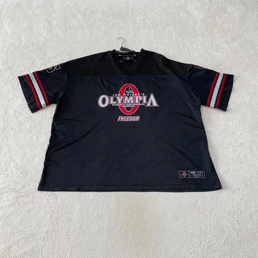 [4XL] 프리덤 올림피아 럭비 반팔져지