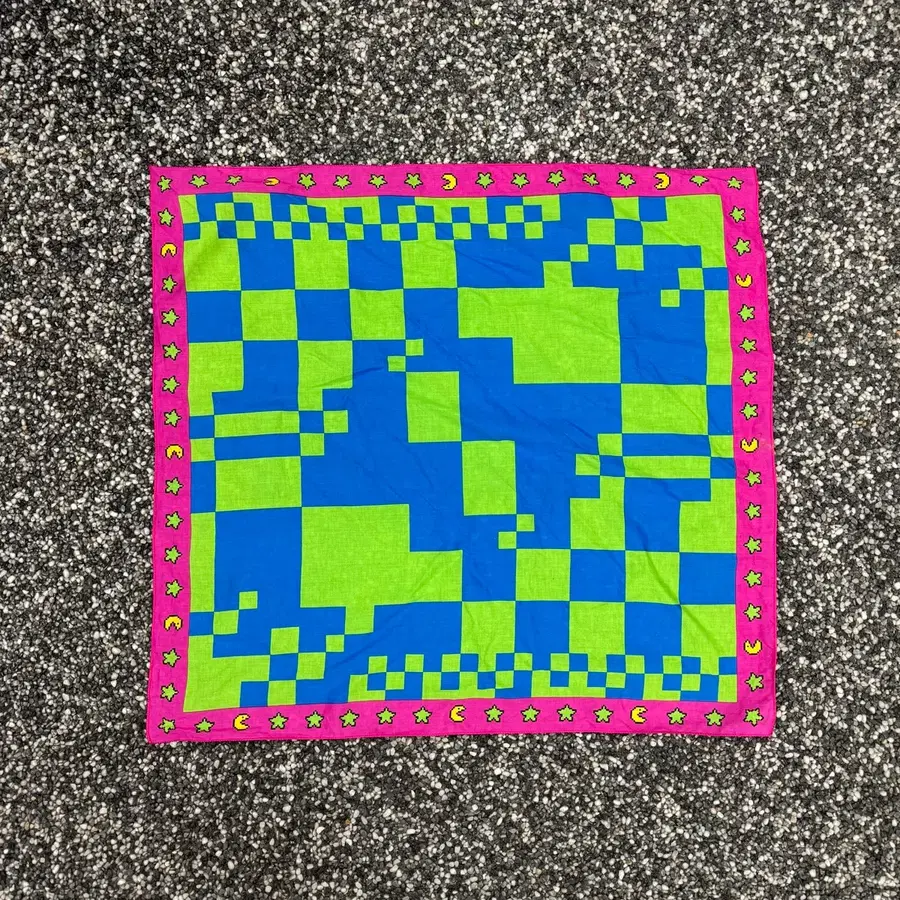 빈티지 팩맨 반다나 (59x54cm)