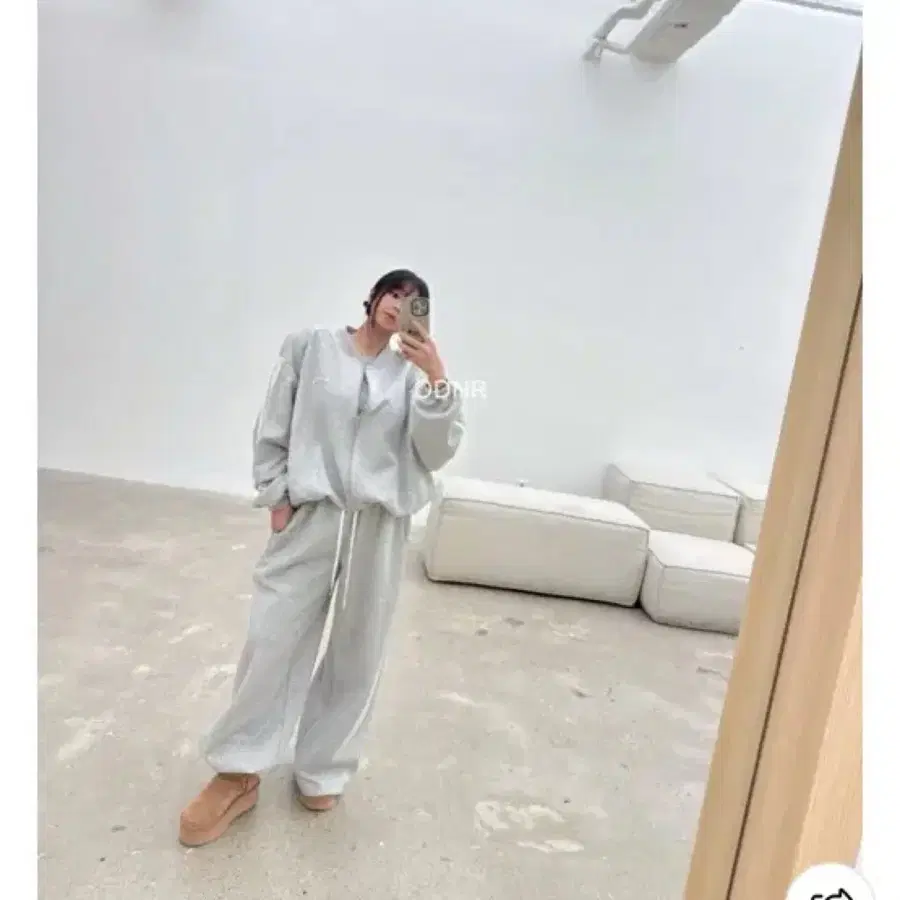 새상품 아델 기모 오비투웨이팬츠