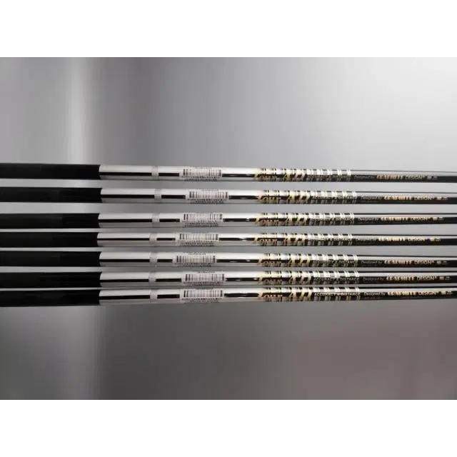 투어AD AD-65R 아이언 골프채 그라파이트 샤프트 4-P 블랙