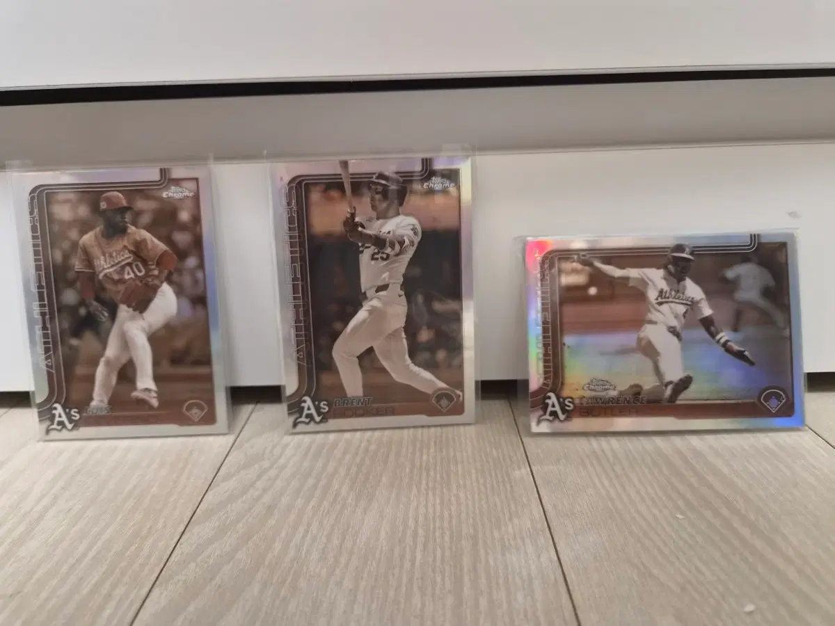 topps 크롬 세피아 리플렉터 10장