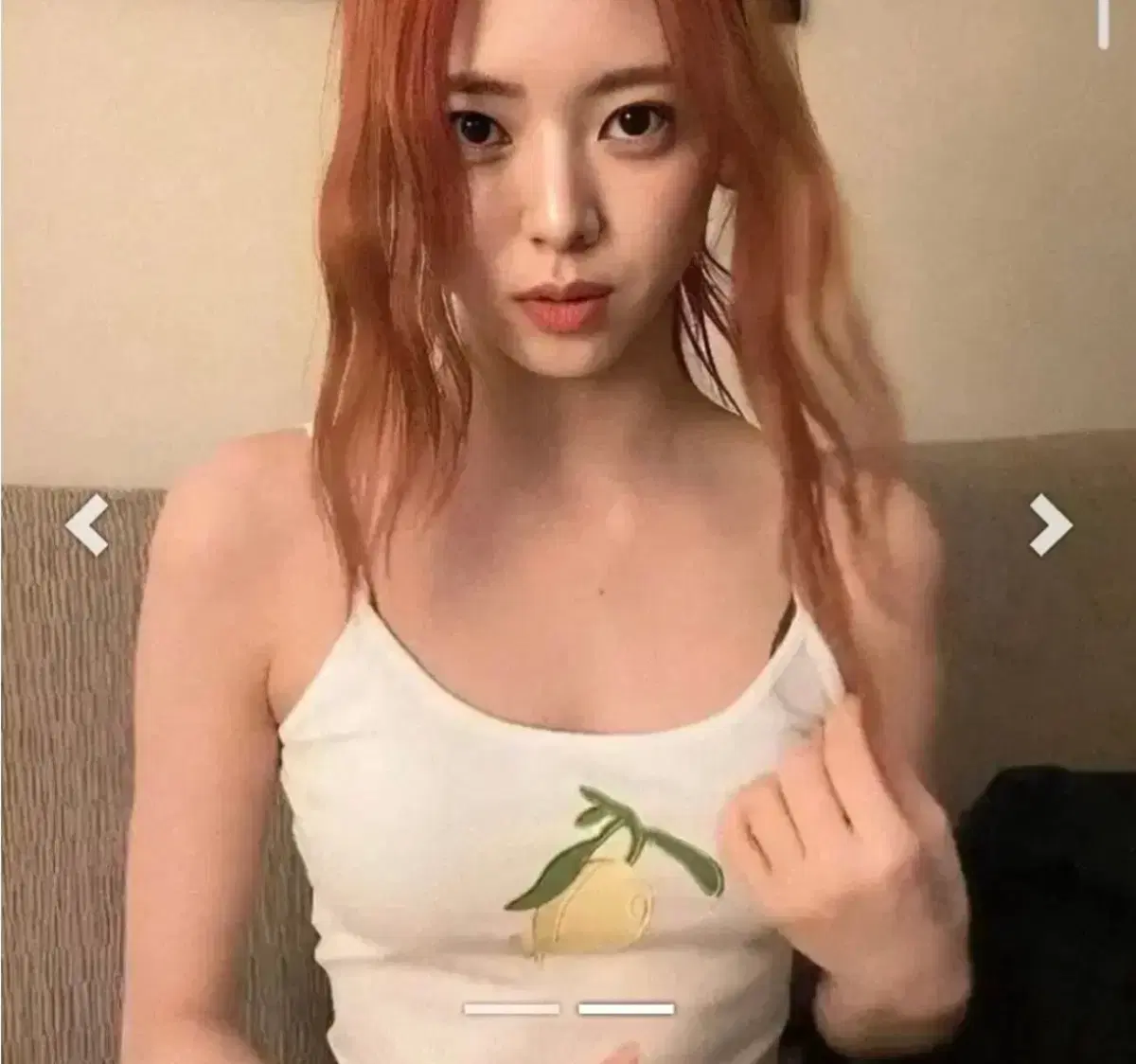 [새상품] 글로니 프루티 탱크탑 레몬