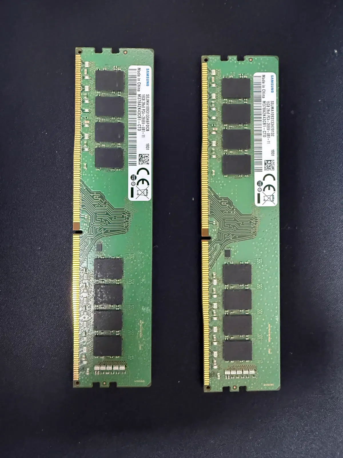 삼성 DDR4 16G  PC4-2666V 램 M378A2K43CB1-CTD